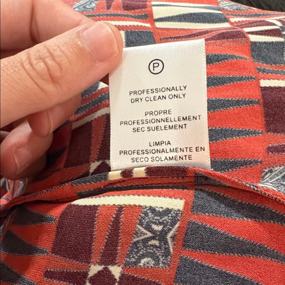 Verb Pallavi Singhee (Anthropologie) Sarah Tunic Dress SZ 1X EUC - Picture 9 of 9